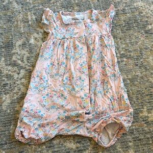 Magnetic me whale floral romper 3-6m